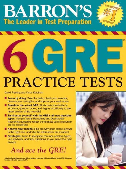 6 GRE PRACTICE TESTS